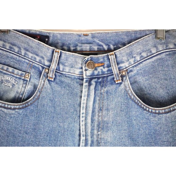 Vintage Faconnable Jeans High Waisted Mom Jeans Blue Denim Womens Size 10 L - Picture 12 of 15